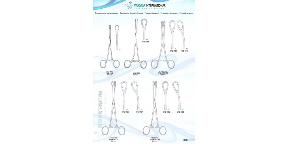 Sponge and Dressing Forceps